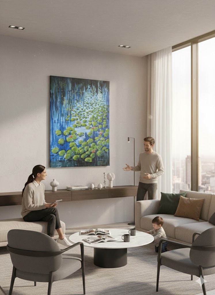 Spiegelung der Seerosen – Bild 3