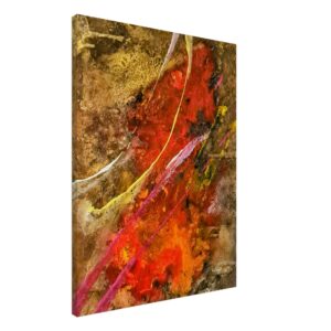 Feuer im Goldrausch, 60×80 cm / 24×32″