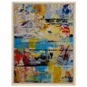 Zeitgefühl, Gerahmte Leinwand 60×80 cm / 24×32″