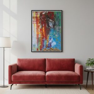 Männer im Gespinst der Farben