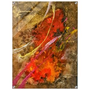 Feuer im Goldrausch,  60×80 cm / 24×32″