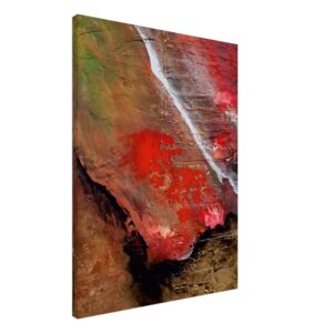 Feuersbrunst aus dem Al, Leinwand 60×80 cm / 24×32″